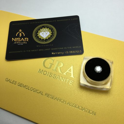 GRA Certified 1 Carat  Moissanite