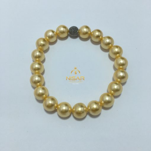 Golden Sea Pearls Bracelet