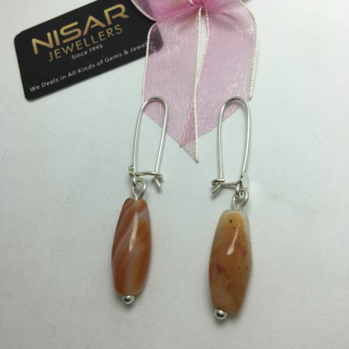 Natural Agate Earrings