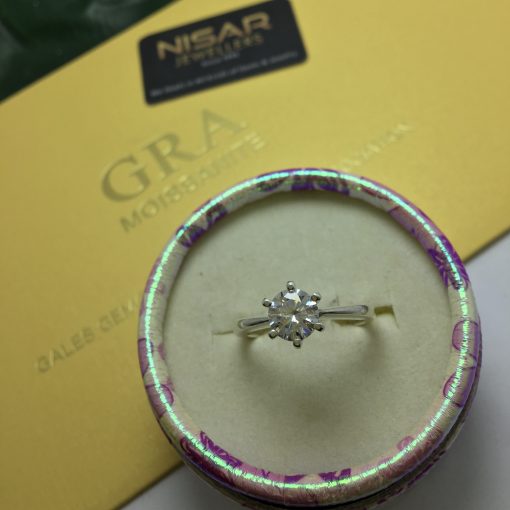 Moissanite Engagement Ring