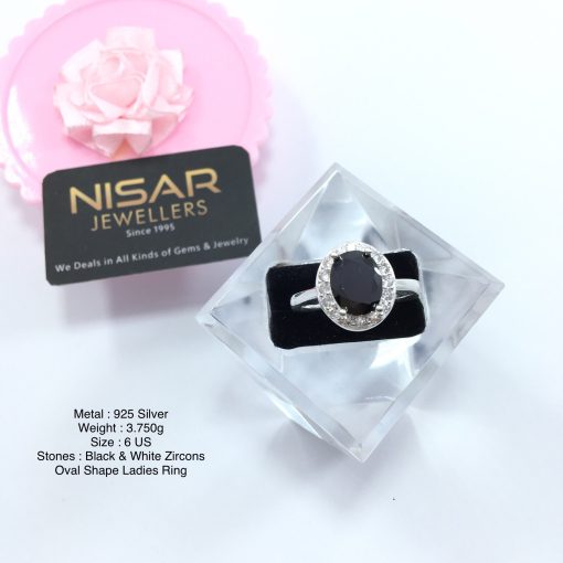 Black Zircon Women Ring