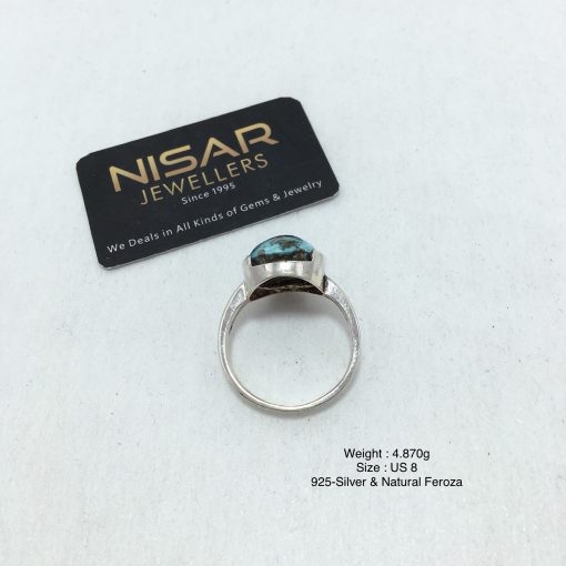 925 Silver Turquoise Ring - Image 3