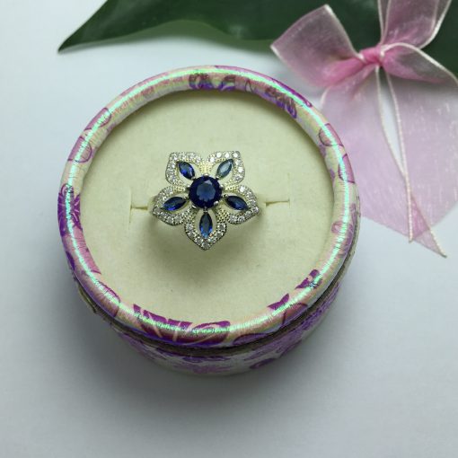 Blue Sapphire Women Ring