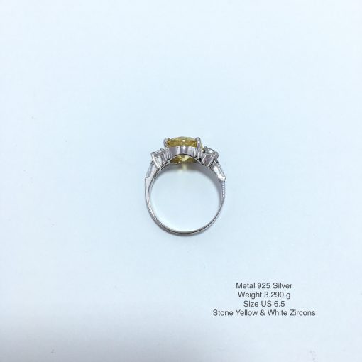 Yellow Zircon Women Ring - Image 3