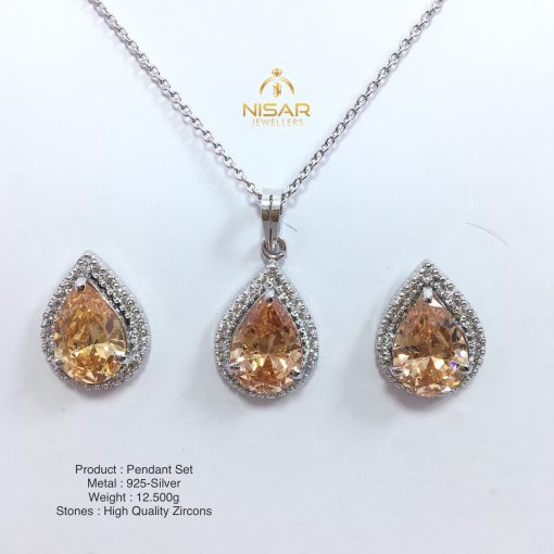925 Silver Pendant Set - Image 2