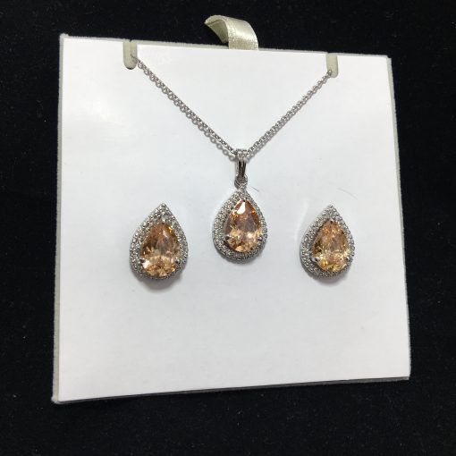 925 Silver Pendant Set