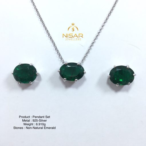 Emerald Pendant Set - Image 2