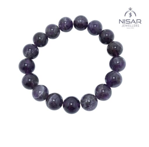 Natural Amethyst Stone Bracelet - Image 3