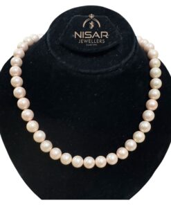 Light Pink Sea Pearls Necklace & Bracelet