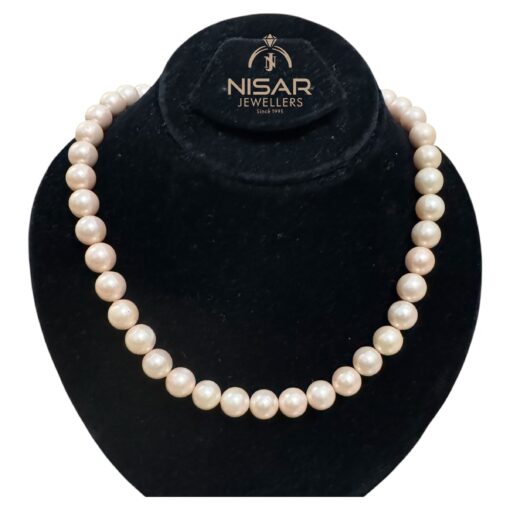 Light Pink Sea Pearls Necklace & Bracelet