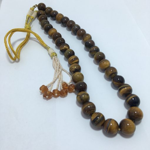 Natural Tiger Eyes Necklace - Image 2
