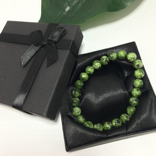 Green jade Beads Bracelet - Image 2