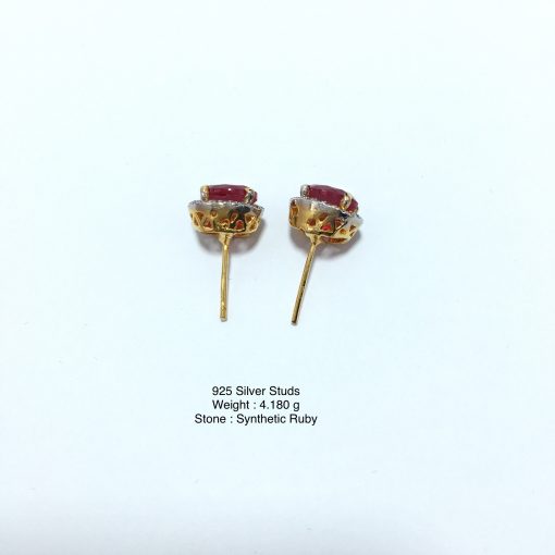 925 Silver Women Ear Studs - Image 3
