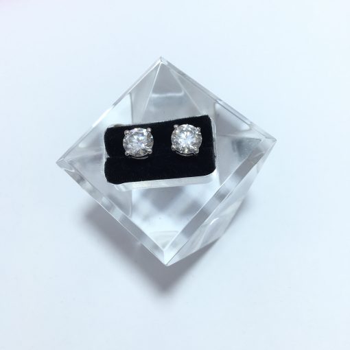 Moissanite Ear Studs