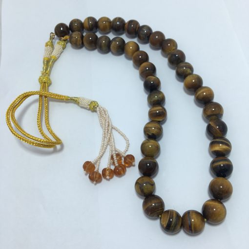 Natural Tiger Eyes Necklace - Image 3