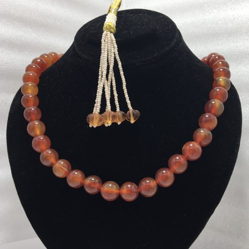Natural Brown Agate Necklace