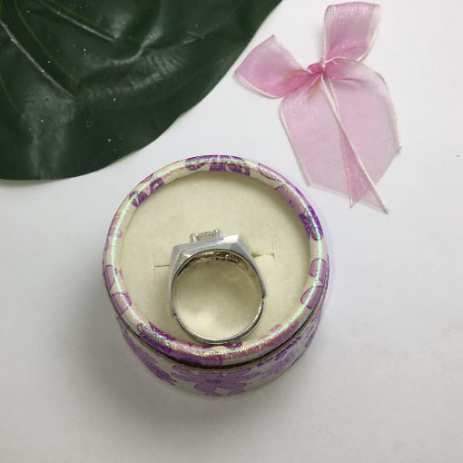 Him Moissanite Silver Ring - Image 4