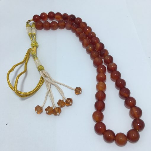 Natural Brown Agate Necklace - Image 2