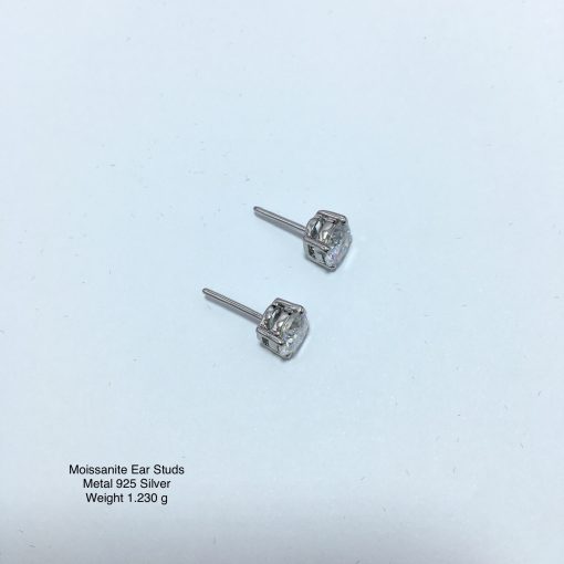 Moissanite Ear Studs - Image 2