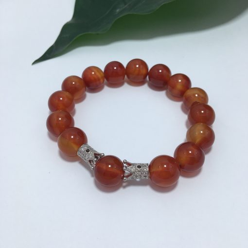 Natural Brown Agate Bracelet