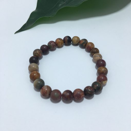 Natural Jasper Beads Bracelet
