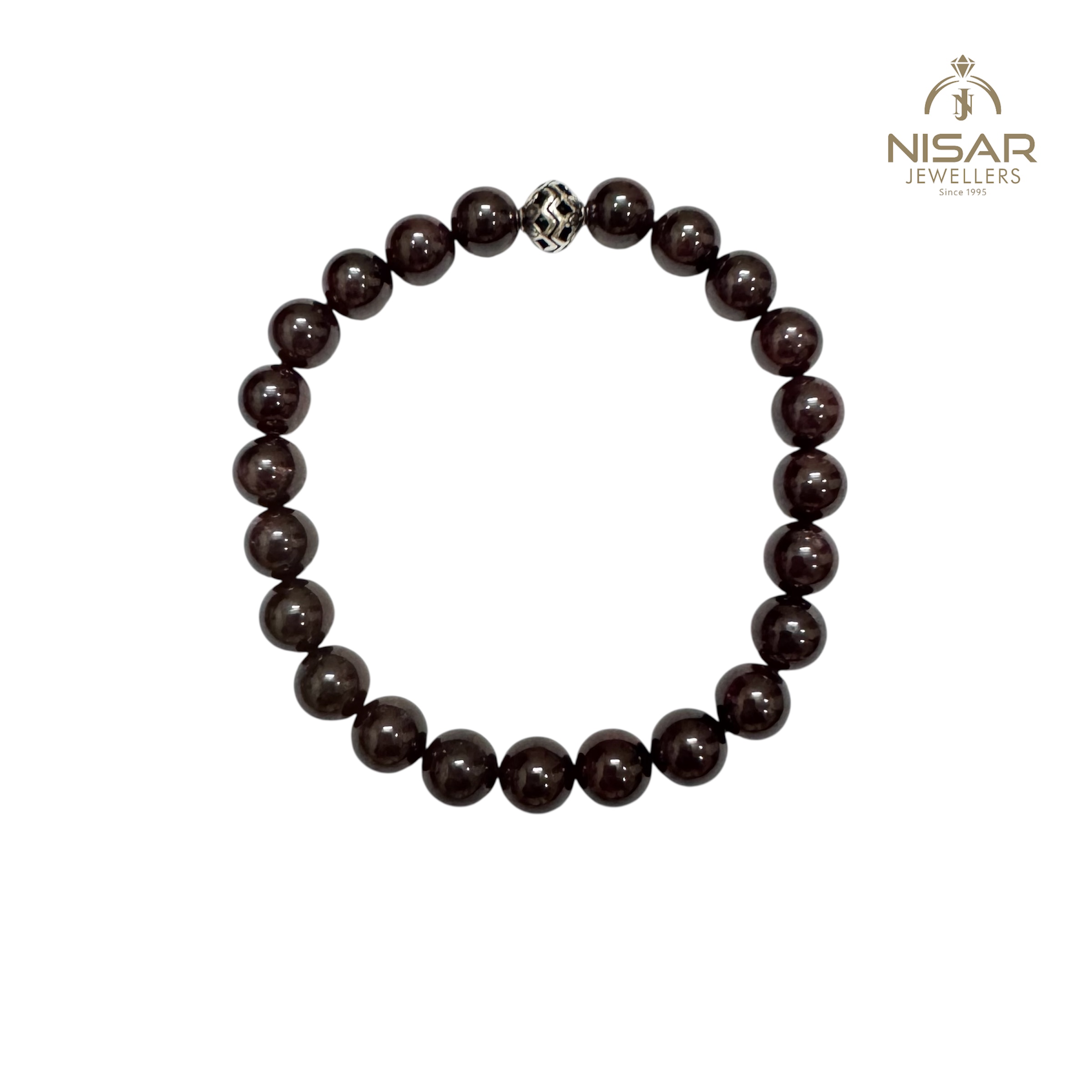 Natural Garnet Bracelet - Image 2