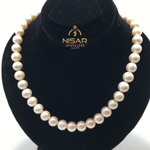 Light Pink Sea Pearls Necklace & Bracelet