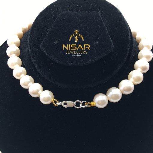 Light Pink Sea Pearls Necklace & Bracelet - Image 3