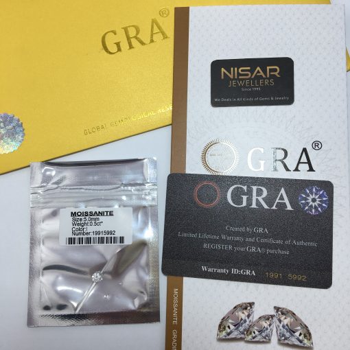 Loose Half Carat Moissanite - Image 3