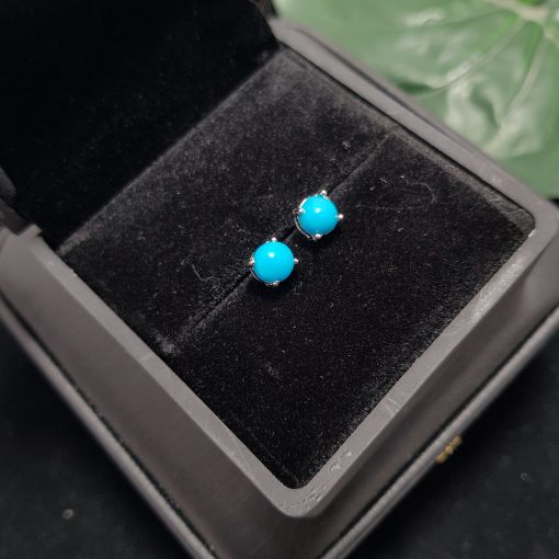 Natural Turquoise 925 Silver Tops