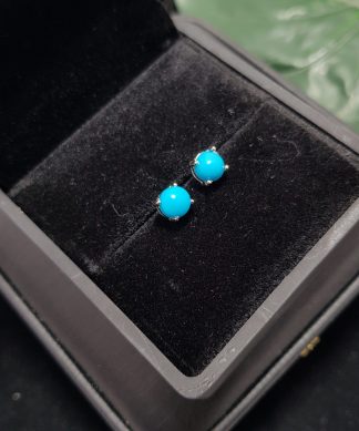 Natural Turquoise 925 Silver Tops