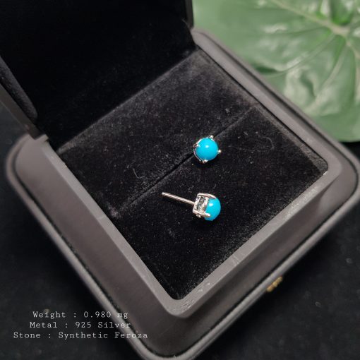 Natural Turquoise 925 Silver Tops - Image 2