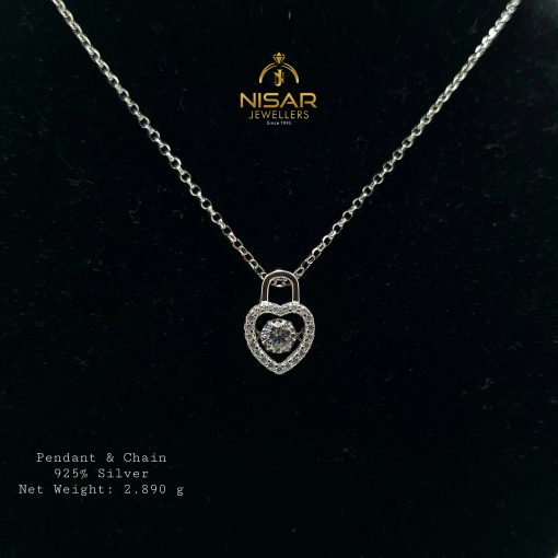925 Silver Pendant & Chain
