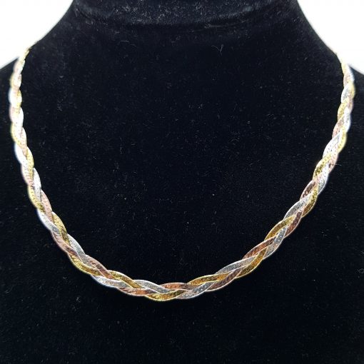 925 Silver 3 Coloured Chain - Image 3