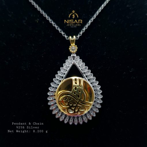 925 Silver Pendant & Chain - Image 2