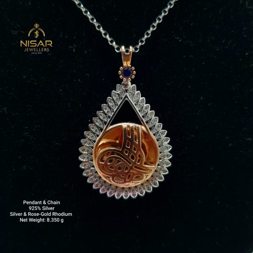 925 Silver Pendant & Chain - Image 2