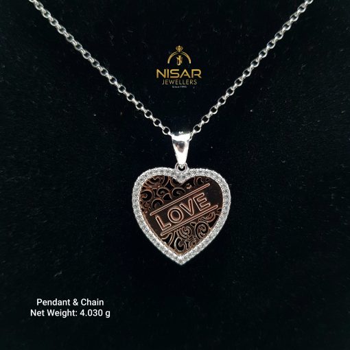 925 Silver Pendant & Chain