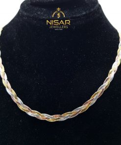 925 Silver 3 Coloured Chain