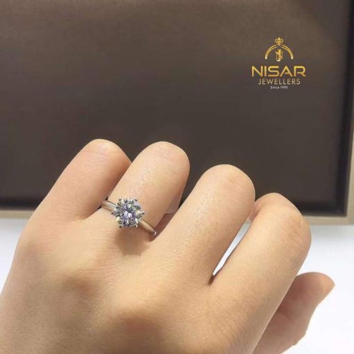 6 Claw Moissanite Gift Ring