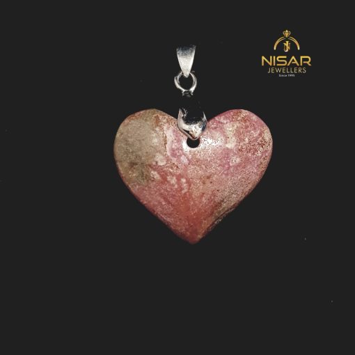 Natural Rhodonite Stone Pendant - Image 2