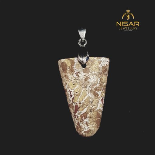 Natural Jasper Stone Pendant - Image 2