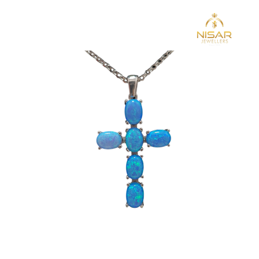 Christian Cross 925 Silver Pendant & Chain
