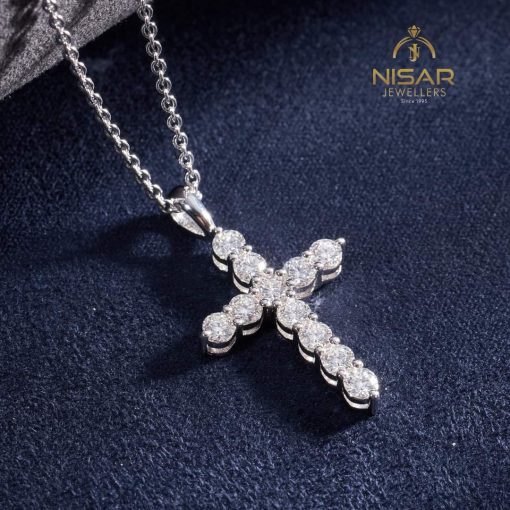 Christian Cross 925 Silver Pendant & Chain