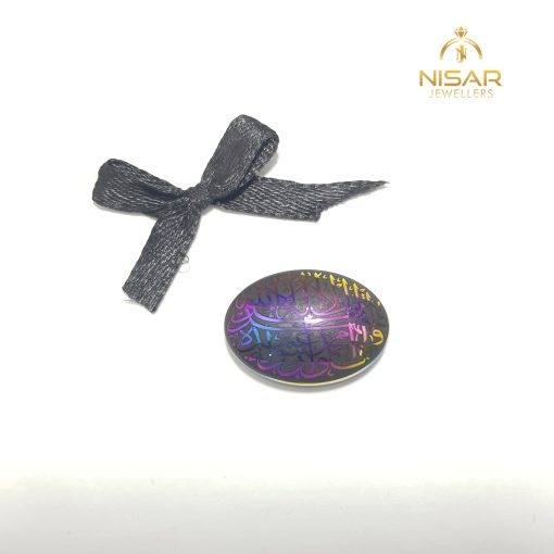 Natural Hematite Stone with Qlma