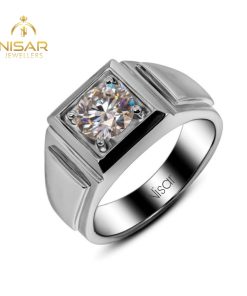 Moissanite Engagement Men Ring