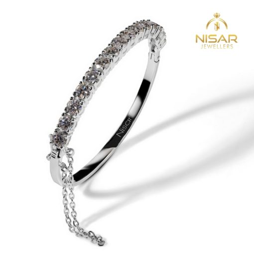Moissanite Tennis Bangle