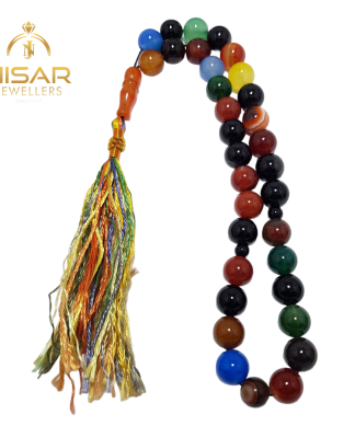 33 Beads Multi Agate Tasbih