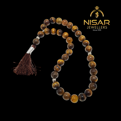 Natural Tiger Eye Stone Tasbih - Image 2