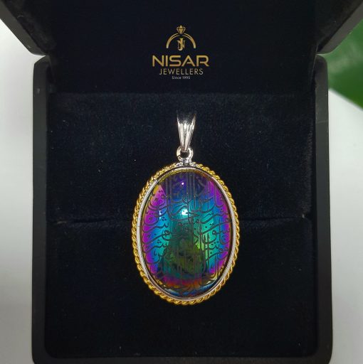Natural Hematite Stone Pendent