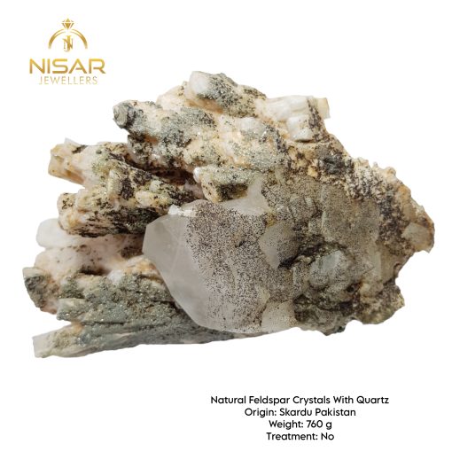 Natural Feldspar Crystals With Quartz - Image 2